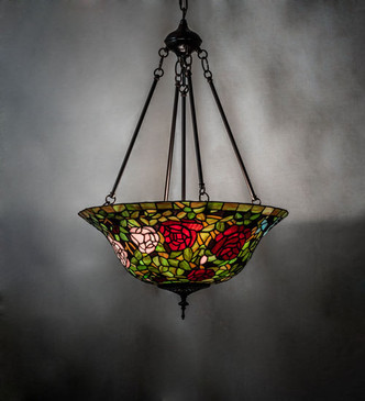 Tiffany Rosebush Three Light Pendant (232778) Tiffany Rosebush Three Light Pendant (232778)