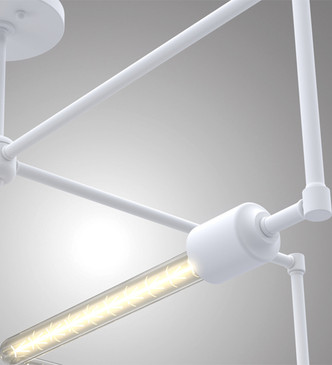 Pronograde Four Light Semi-Flushmount (234207)