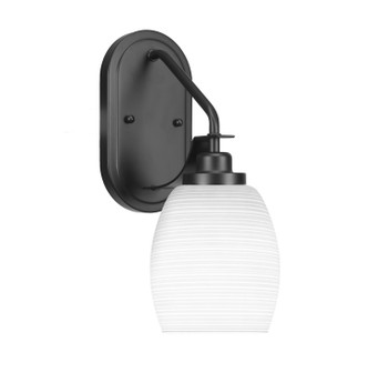 Toltec Lighting - 2611-MB-4021 - One Light Wall Sconce - Odyssey - Brushed Nickel