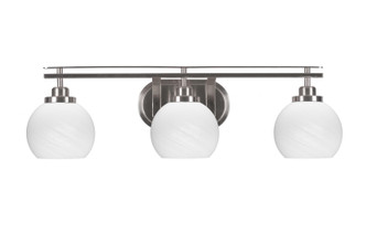Toltec Lighting - 2613-BN-4101 - Three Light Bath Bar - Odyssey - Brushed Nickel