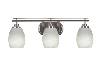 Toltec Lighting - 2613-BN-615 - Three Light Bath Bar - Odyssey - Brushed Nickel