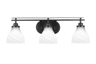 Toltec Lighting - 2613-MB-4761 - Three Light Bath Bar - Odyssey - Matte Black