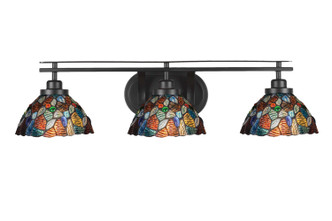 Toltec Lighting - 2613-MB-9955 - Three Light Bath Bar - Odyssey - Matte Black