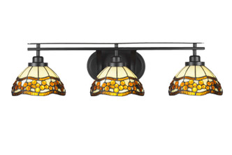 Toltec Lighting - 2613-MB-9975 - Three Light Bath Bar - Odyssey - Matte Black