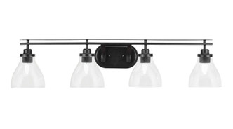 Toltec Lighting - 2614-MB-4760 - Four Light Bath Bar - Odyssey - Matte Black
