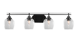 Toltec Lighting - 2614-MB-4810 - Four Light Bath Bar - Odyssey - Matte Black