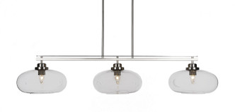 Toltec Lighting - 2633-BN-206 - Three Light Island Pendant - Odyssey - Brushed Nickel