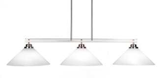 Toltec Lighting - 2633-BN-2161 - Three Light Billiard/Island - Odyssey - Brushed Nickel