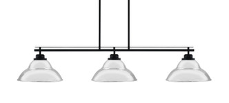 Toltec Lighting - 2633-MB-428-CH - Three Light Bar - Odyssey - Matte Black