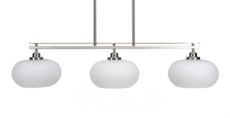 Toltec Lighting - 2636-BN-214 - Three Light Island Pendant - Odyssey - Brushed Nickel