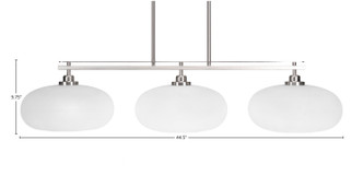 Odyssey Three Light Island Pendant (2636-BN-216)
