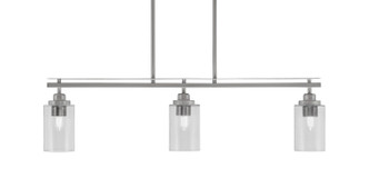 Toltec Lighting - 2636-BN-3001 - Three Light Island Pendant - Odyssey - Brushed Nickel