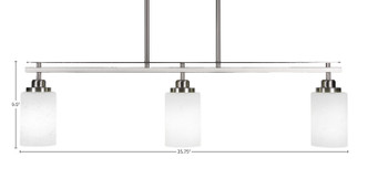 Odyssey Three Light Island Pendant (2636-BN-310)