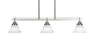 Toltec Lighting - 2636-BN-311 - Three Light Island Pendant - Odyssey - Brushed Nickel