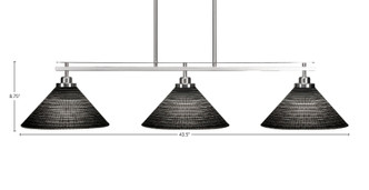 Odyssey Three Light Island Pendant (2636-BN-4009)