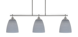 Toltec Lighting - 2636-BN-4072 - Three Light Island Pendant - Odyssey - Brushed Nickel