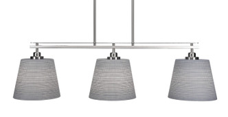 Toltec Lighting - 2636-BN-4082 - Three Light Island Pendant - Odyssey - Brushed Nickel