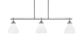 Toltec Lighting - 2636-BN-4761 - Three Light Island Pendant - Odyssey - Brushed Nickel