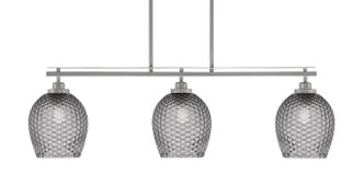 Toltec Lighting - 2636-BN-4902 - Three Light Island Pendant - Odyssey - Brushed Nickel
