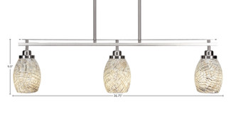 Odyssey Three Light Island Pendant (2636-BN-5054)