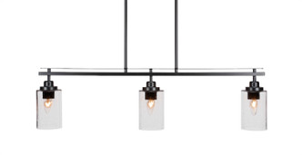 Toltec Lighting - 2636-MB-300 - Three Light Island Pendant - Odyssey - Matte Black