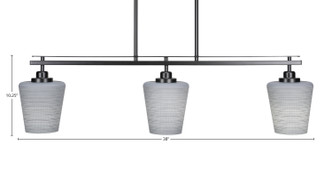 Odyssey Three Light Island Pendant (2636-MB-4032)