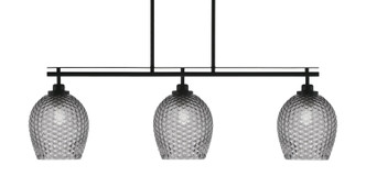 Toltec Lighting - 2636-MB-4902 - Three Light Island Pendant - Odyssey - Matte Black