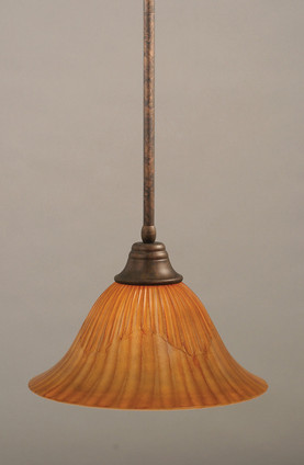 Toltec Lighting - 26-BRZ-58319 - One Light Pendant - Stem - Bronze