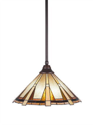 Toltec Lighting - 26-DG-934 - One Light Pendant - Any - Dark Granite