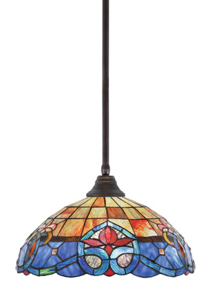 Toltec Lighting - 26-DG-935 - One Light Pendant - Any - Dark Granite