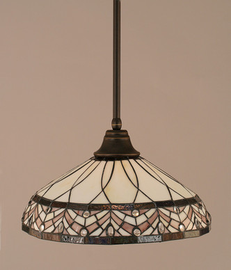 Toltec Lighting - 26-DG-948 - One Light Pendant - Any - Dark Granite