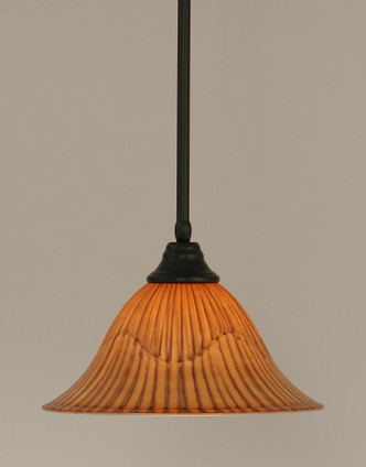 Toltec Lighting - 26-MB-58319 - One Light Pendant - Any - Matte Black