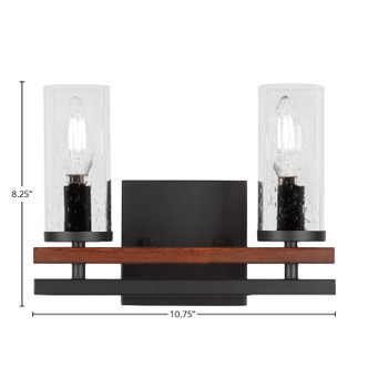 Belmont Two Light Bath Bar (2712-MBWG-800)