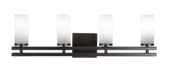 Toltec Lighting - 2714-MB-801 - Four Light Bathroom Lighting - Belmont - Matte Black