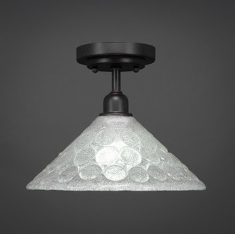 Toltec Lighting - 280-DG-441 - One Light Semi-Flush Mount - Vintage - Dark Granite