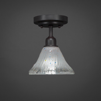 Toltec Lighting - 280-DG-751 - One Light Semi-Flush Mount - Vintage - Dark Granite
