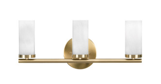 Toltec Lighting - 2813-NAB-811B - Three Light Bath Bar - Trinity - New Age Brass