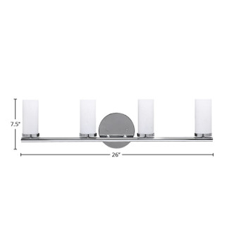 Trinity Four Light Bath Bar (2814-CH-801B)