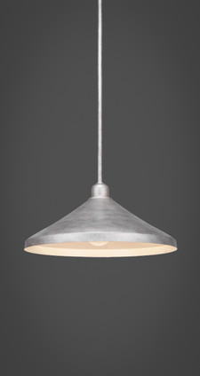 Toltec Lighting - 281-AS-422 - One Light Mini Pendant - Vintage - Aged Silver