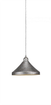 Toltec Lighting - 282-AS-418 - One Light Mini Pendant - Vintage - Aged Silver