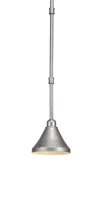 Toltec Lighting - 284-AS-410 - One Light Mini Pendant - Vintage - Aged Silver