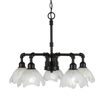 Toltec Lighting - 285-DG-755 - Five Light Chandelier - Vintage - Dark Granite