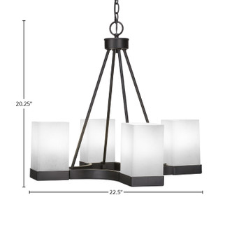 Nouvelle Four Light Chandelier (3024-ES-531)