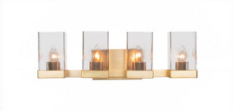 Toltec Lighting - 3124-NAB-530 - Four Light Bath Bar - Nouvelle - New Age Brass