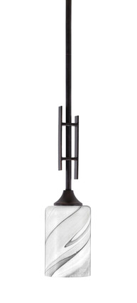 Toltec Lighting - 320-DG-3009 - One Light Mini Pendant - Uptowne - Dark Granite