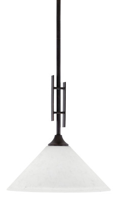 Toltec Lighting - 320-DG-316 - One Light Mini Pendant - Uptowne - Dark Granite