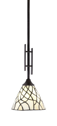 Toltec Lighting - 320-DG-9115 - One Light Mini Pendant - Uptowne - Dark Granite