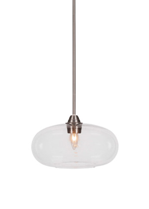 Toltec Lighting - 3401-BN-206 - One Light Pendant - Paramount - Brushed Nickel
