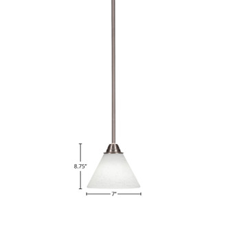 Paramount One Light Mini Pendant (3401-BN-312)
