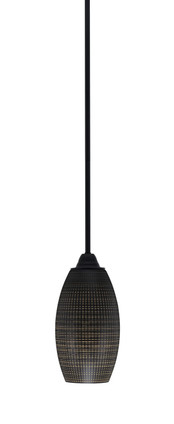 Toltec Lighting - 3401-MB-4049 - One Light Mini Pendant - Paramount - Matte Black